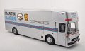 Mercedes O 317 renntransporter Porsche Martini Racing - Schuco 1.18 (4)